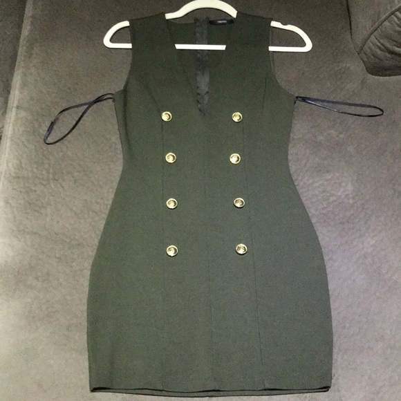 Forever 21 green mini dress - Picture 1 of 4